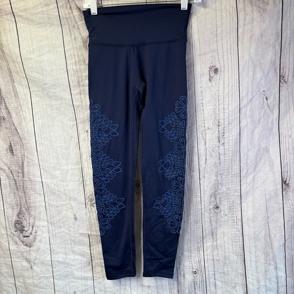 Aerie Patterned Chill Play Move Navy blue Medium - Picture 1 of 6